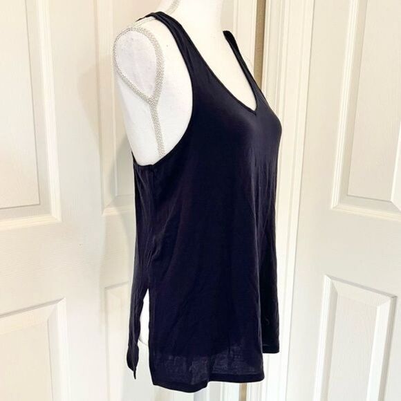 Refinery 29 Knit Pajama Racerback Tank Top Navy Small - Picture 3 of 10